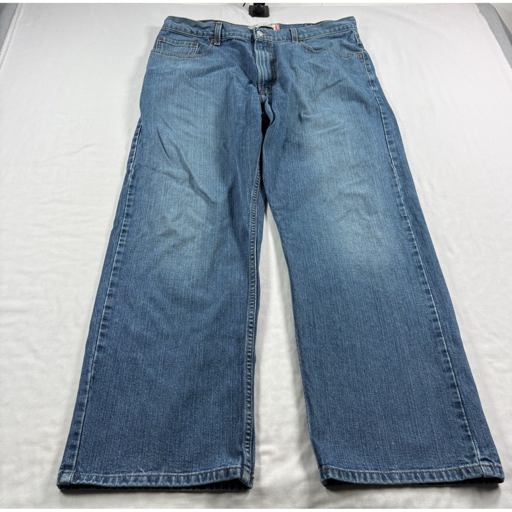 Vintage Levis 569 Jeans Mens 38x32 Blue Loose Straight Denim Y2K